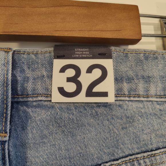 Gap High Rise Cheeky Straight Jeans With Washwell - Picture 7 of 8